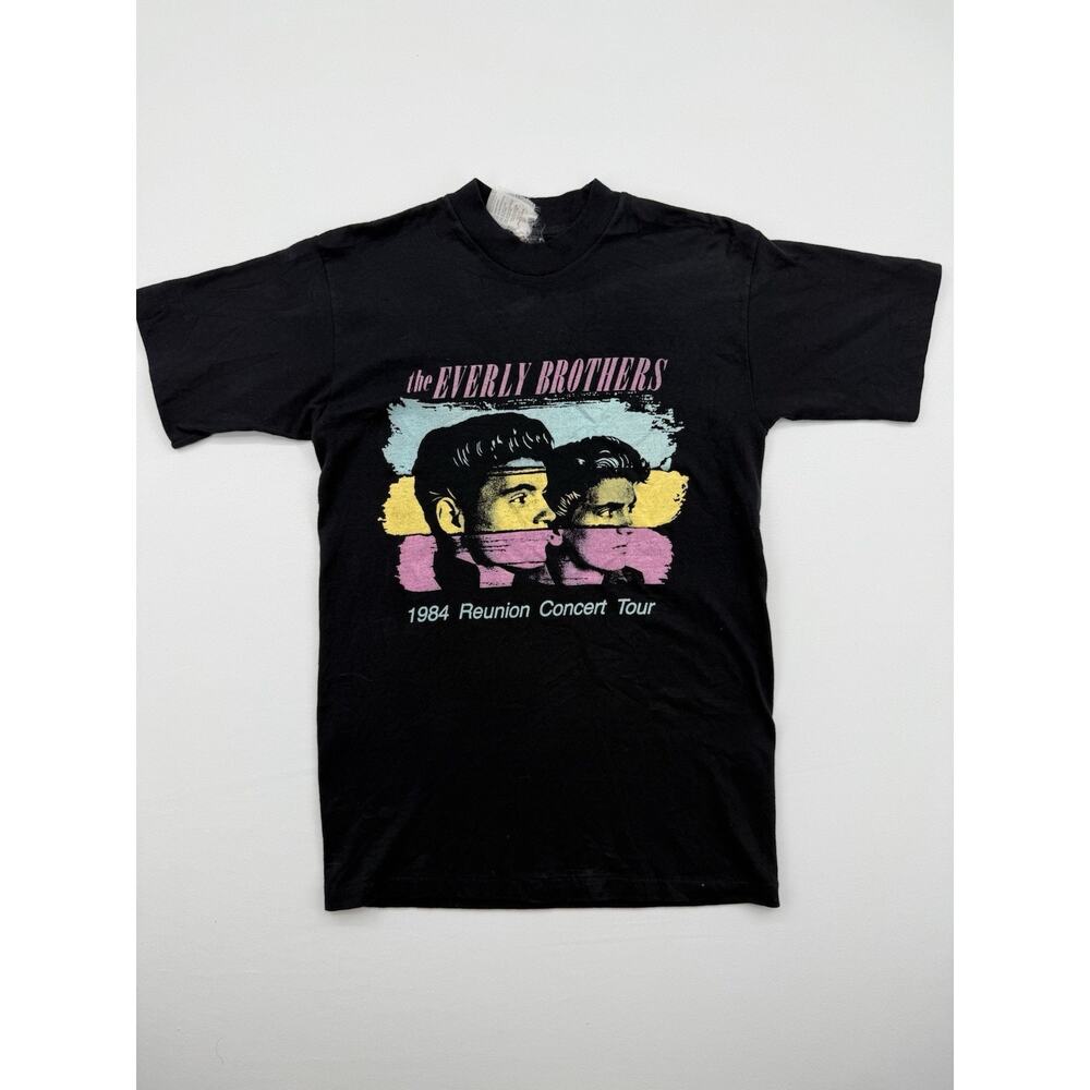 Vintage 1984 Everly Brothers Shirt Size Medium Band Tee Oldies